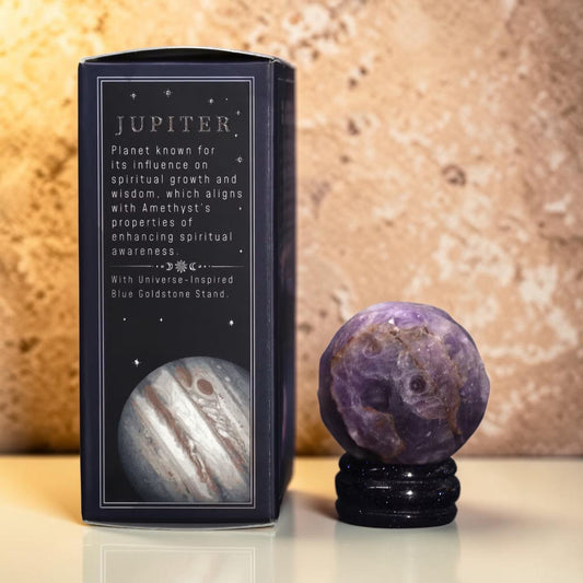 Planète en Améthyste 40mm