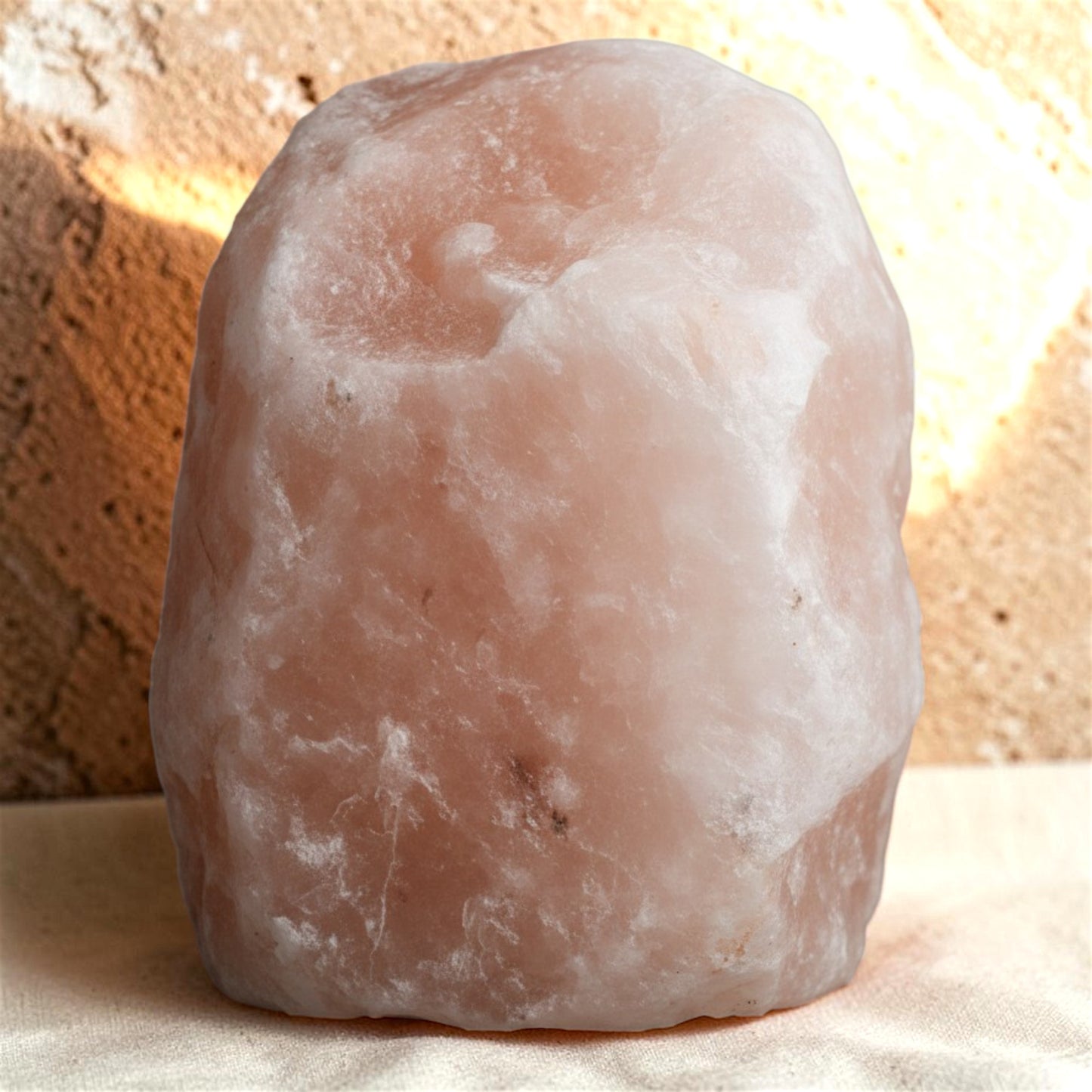 Très Grande Lampe Cristal de Sel de l'Himalaya 20–25kg