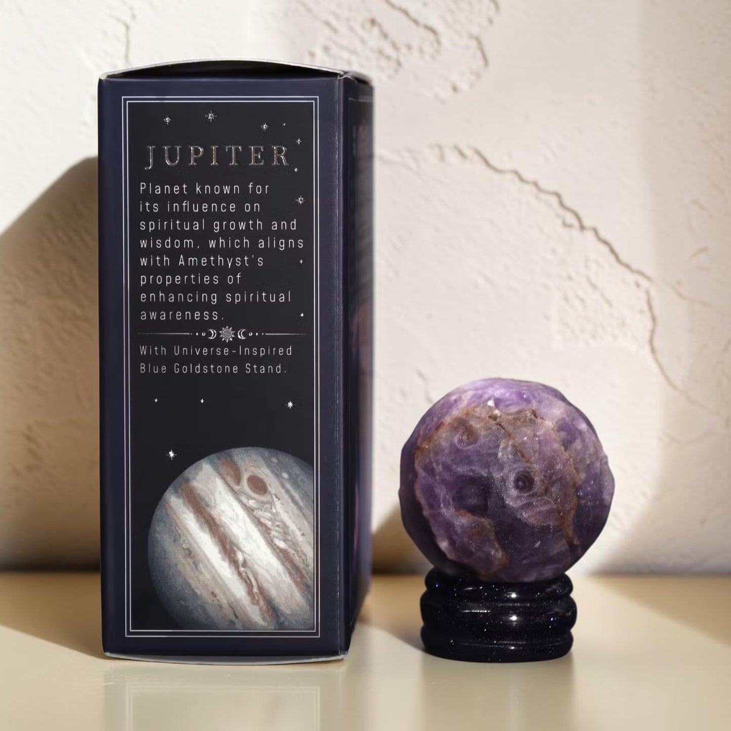Planète en Améthyste 40mm