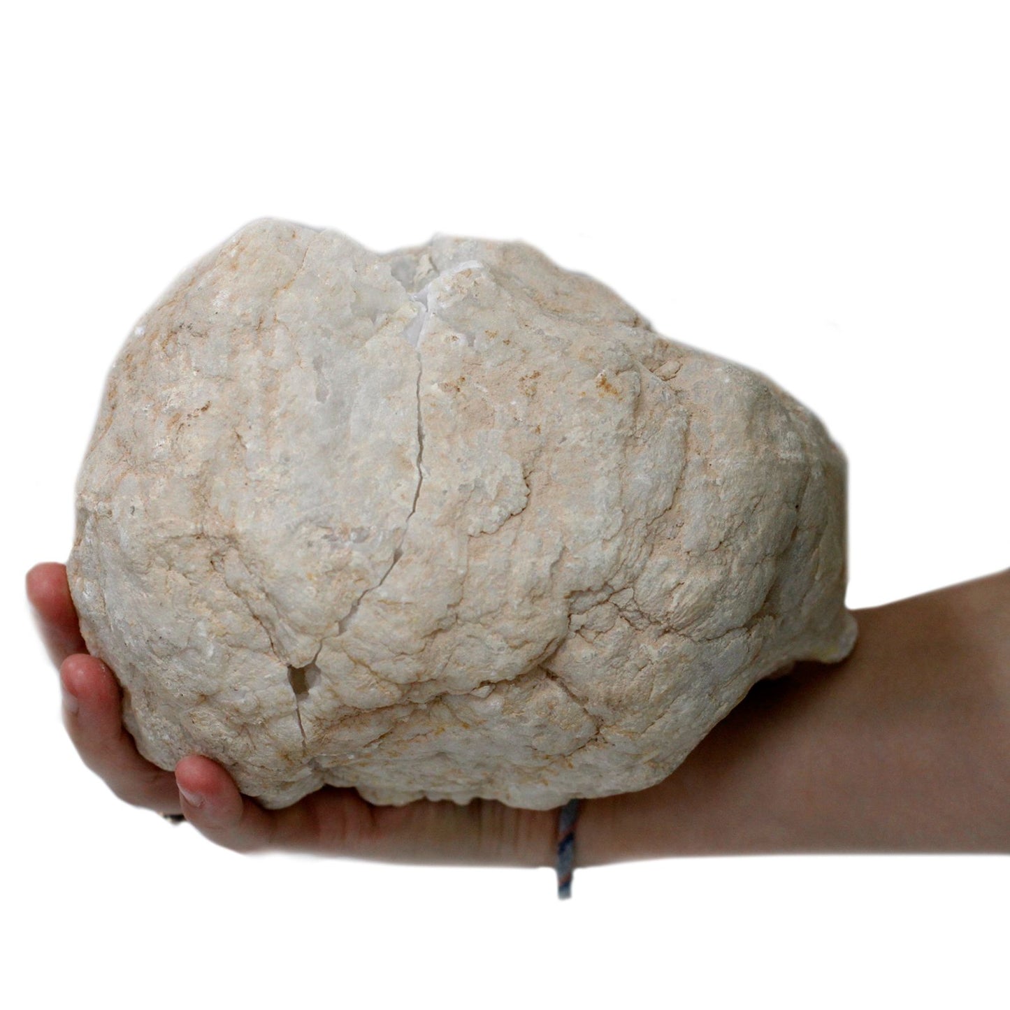 Géode ouverte de Calcite 15–18cm – Pièce Minérale Décorative