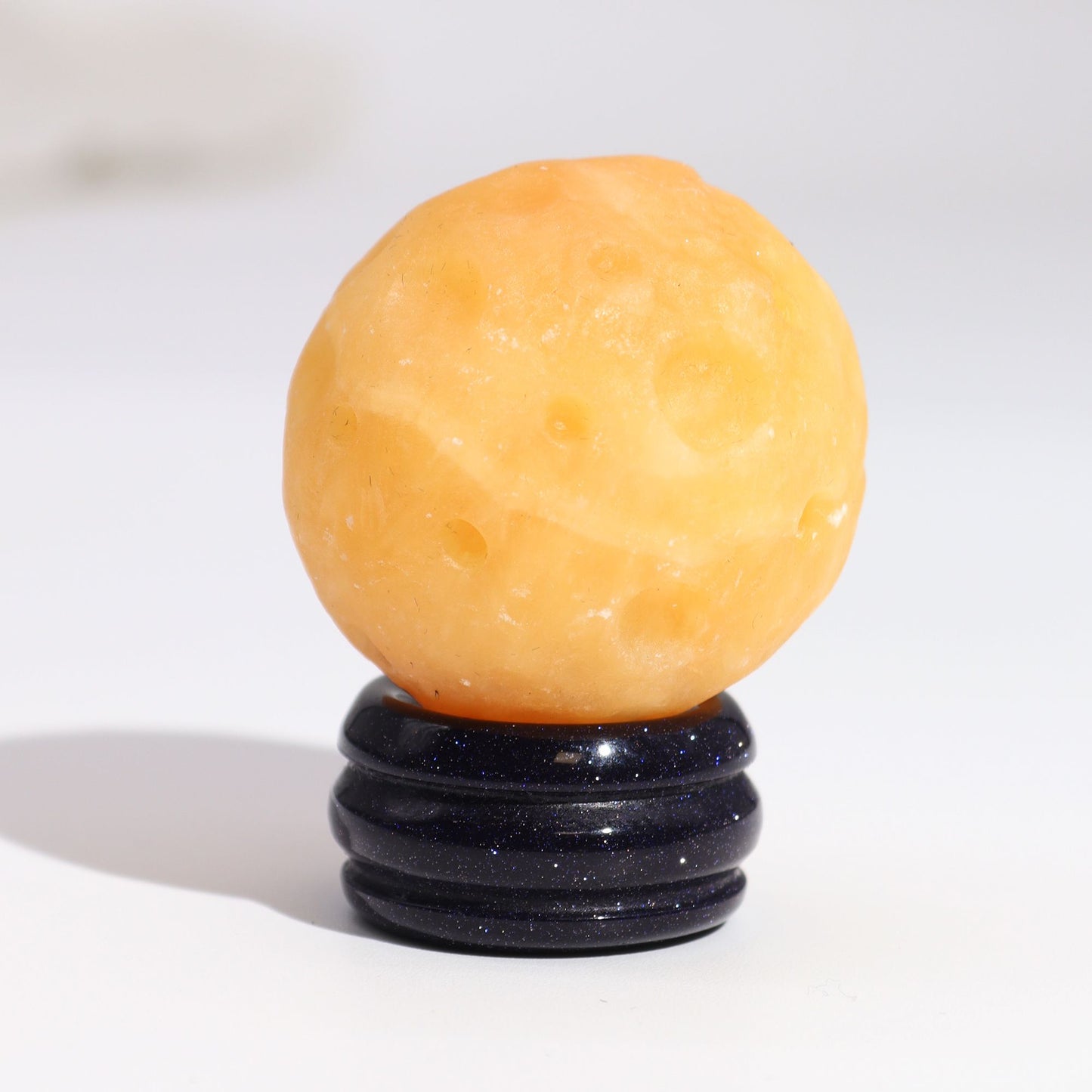Planète en Jade Jaune 40mm