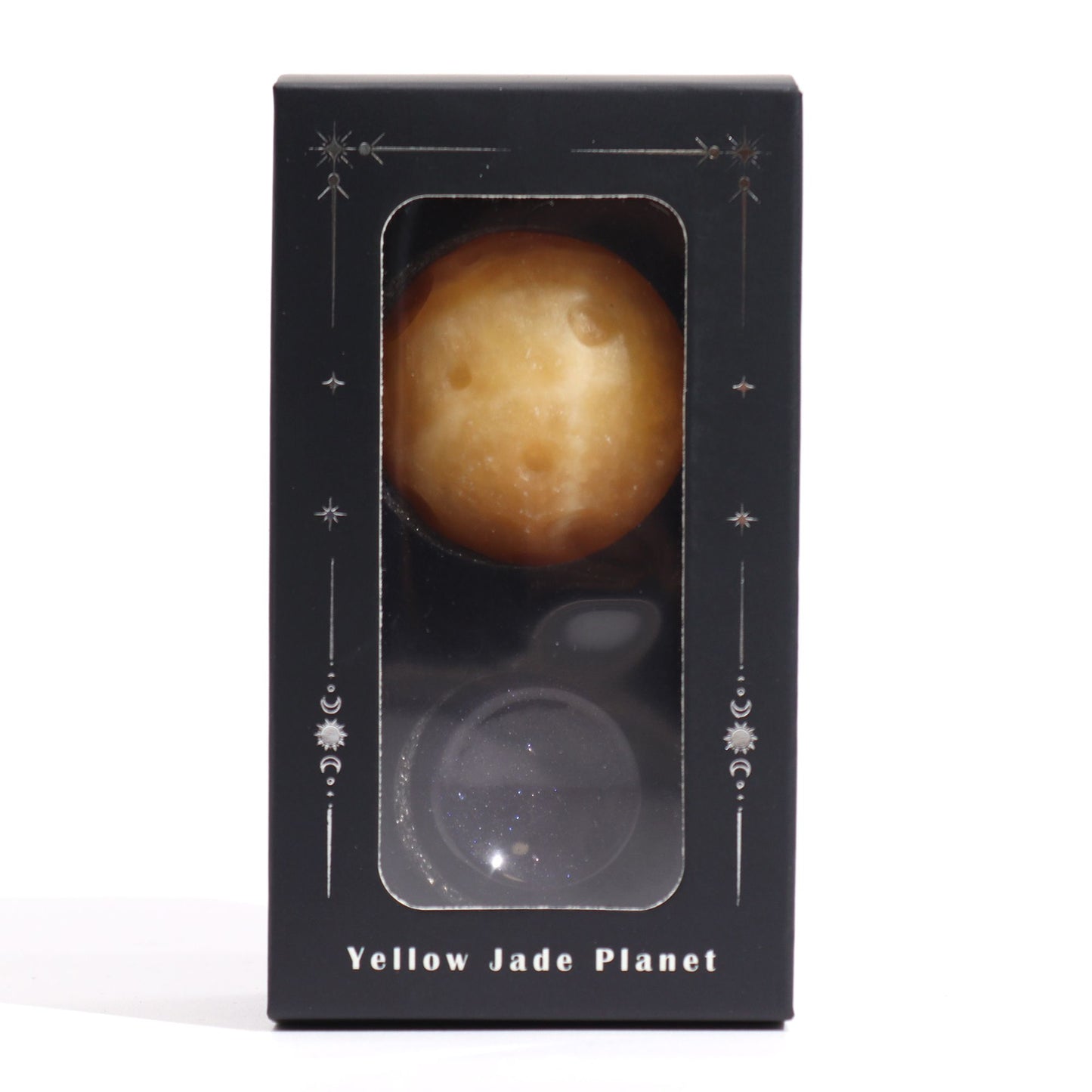 Planète en Jade Jaune 40mm