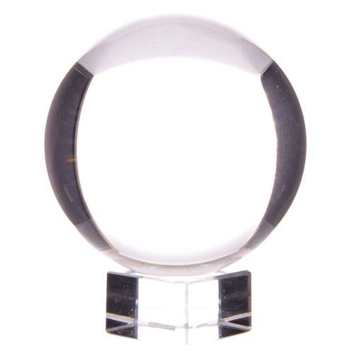 Sphère de Cristal sur Socle 150mm – Pièce Décorative d'Exception