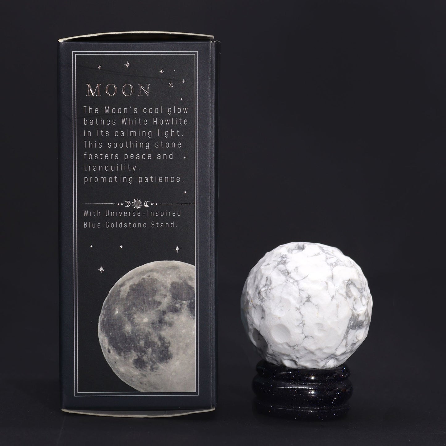 Planète en Howlite Blanche 40mm