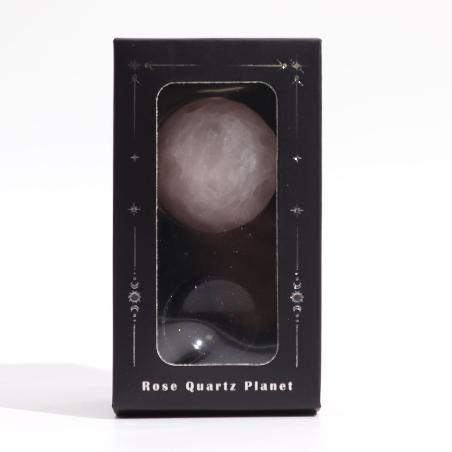 Planète en Quartz Rose 40mm
